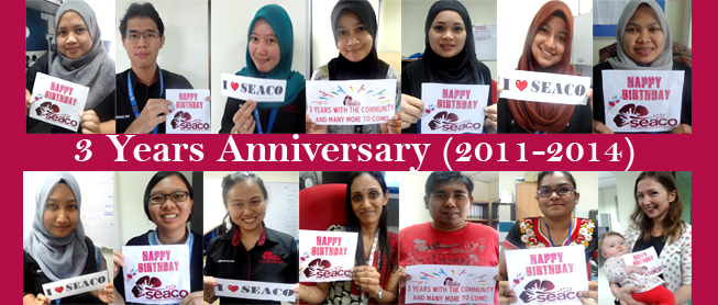 SEACO'S Birthday 3 years anniversary