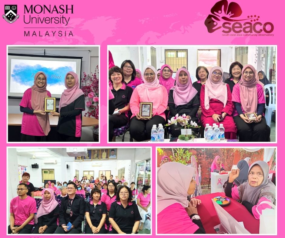 SEACO, School of Medicine and Health Sciences, Monash University Malaysia – Celebration of Breast Cancer Awareness Campaign “Pink October 2024” 3 SEACO, School of Medicine and Health Sciences, Monash University Malaysia – Celebration of Breast Cancer Awareness Campaign “Pink October 2024” 3