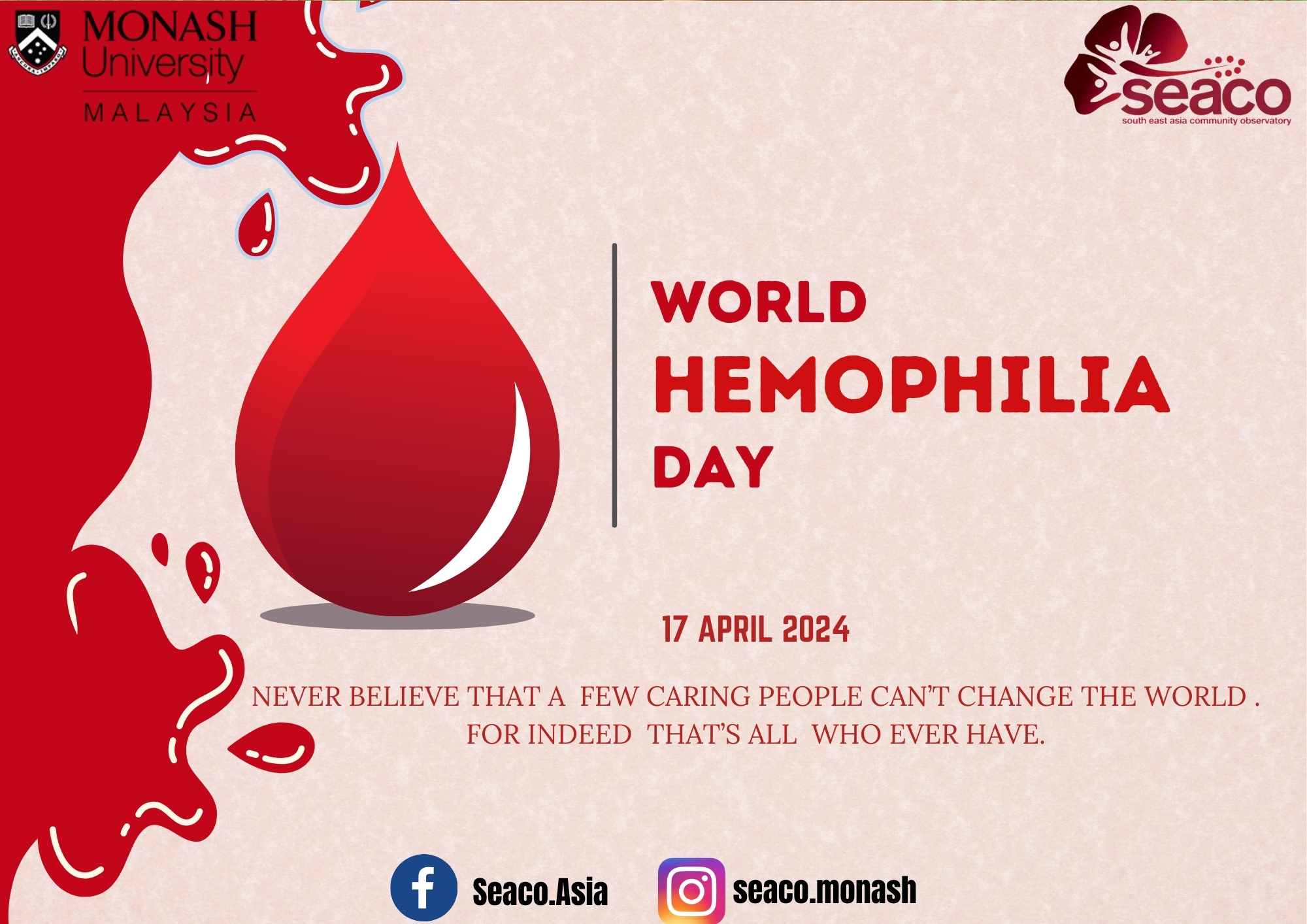 World Hemophilia Day 2024 by SEACO