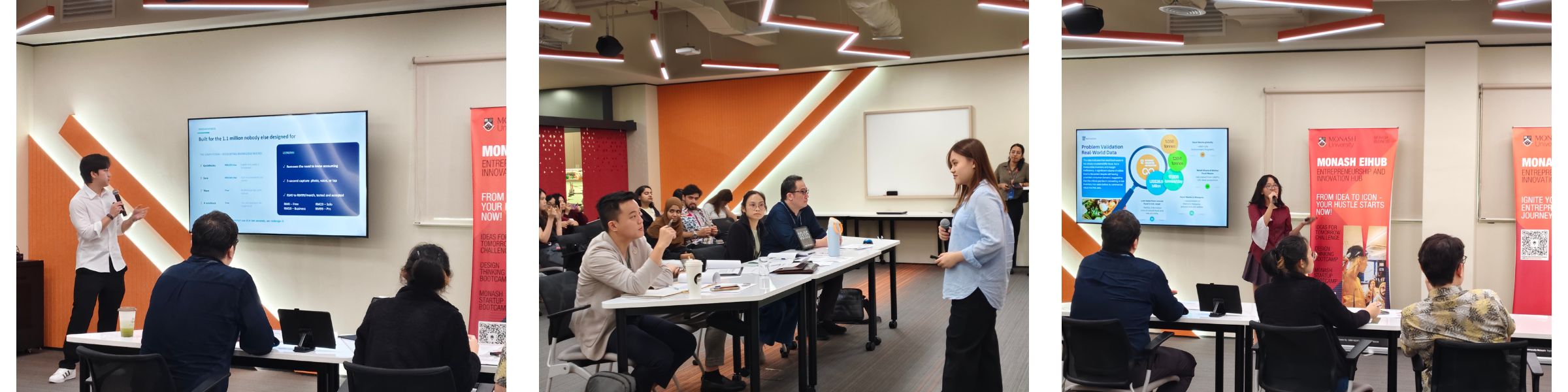 Finalists present their creativity and sustainability-driven innovations.