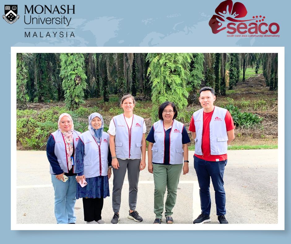 Visit to Mukim Bekok with Heat Care Project Researchers at SEACO 2