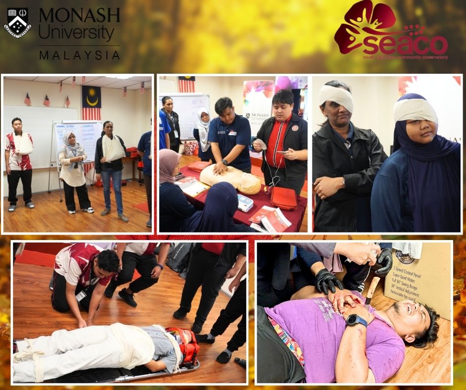SEACO, School of Medicine and Health Sciences, Monash University Malaysia &ndash; Basic Occupational First Aid, CPR & AED Training 3
