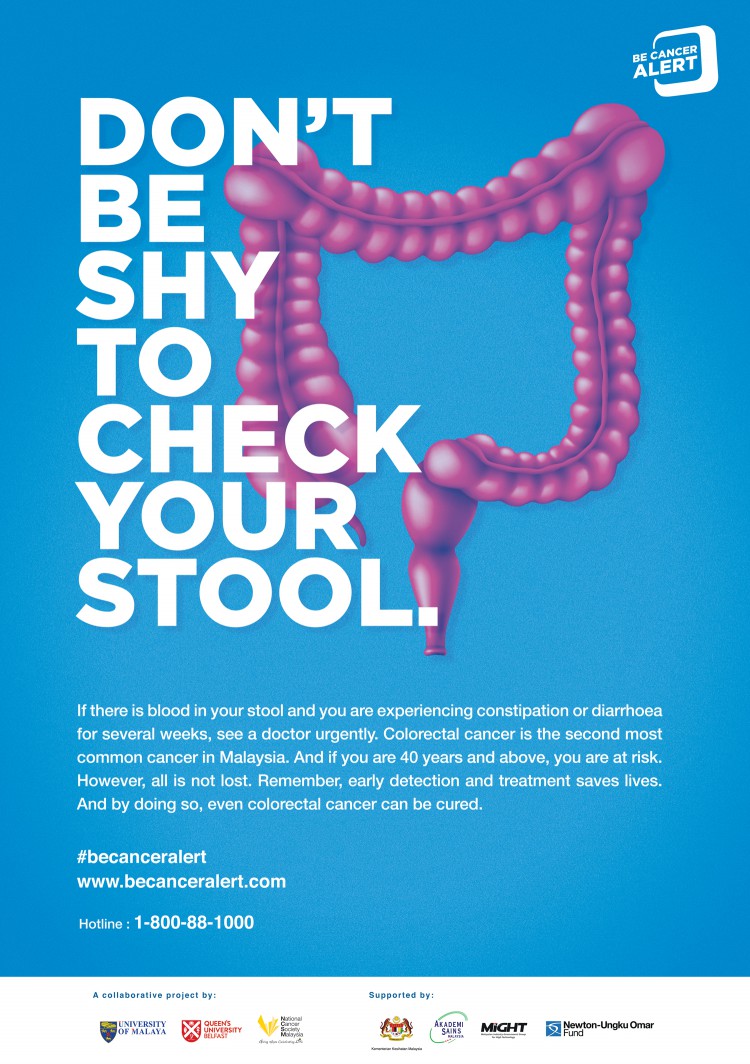 Colorectal Cancer Campaign Posters English