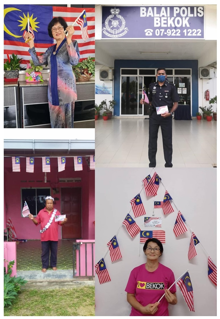 Distribution of Jalur Gemilang to the Local Community