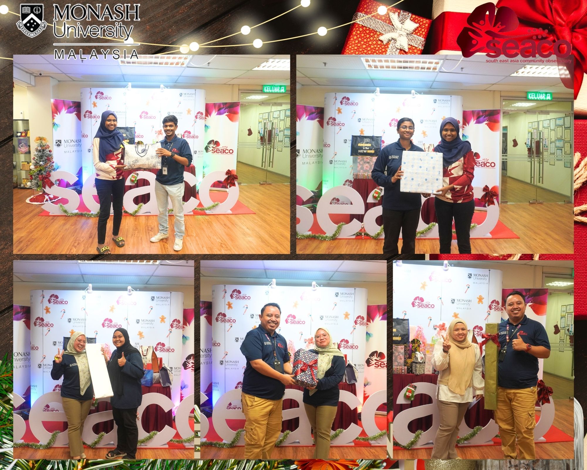 SEACO, School of Medicine and Health Sciences, Monash University Malaysia &ndash; SEACO 2024 Secret Santa Staff Activity 4