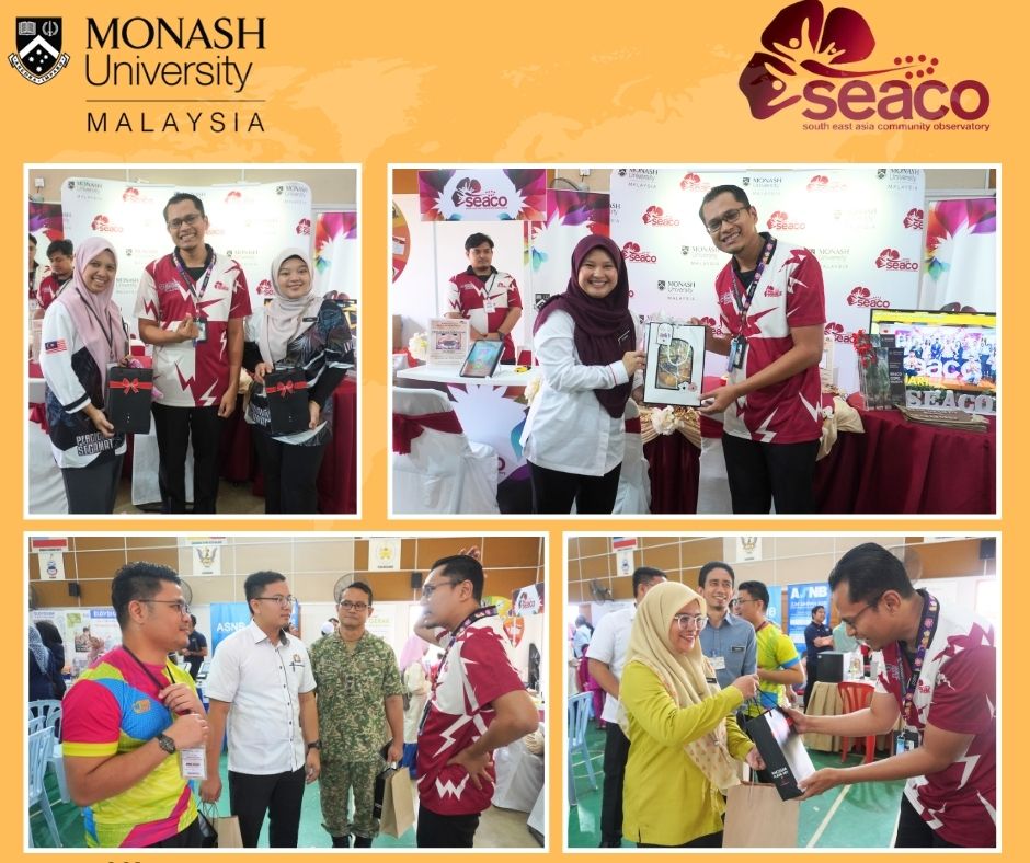 SEACO, School of Medicine and Health Sciences, Monash University Malaysia - Warga Felda Senyum Menawan' Sempena Hari Warga Emas Peringkat Negeri Johor 2024 2