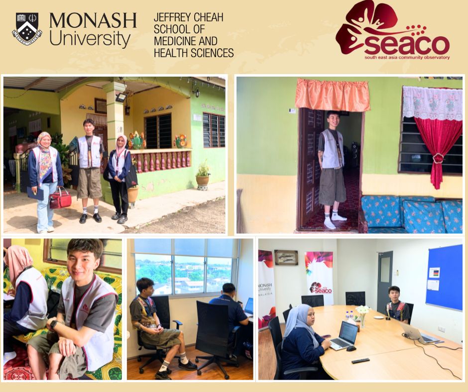 SEACO, School of Medicine and Health Sciences, Monash University Malaysia - Visit from Mr. Aaron Koay, PhD Researcher at UCL Institute for Global Health 2