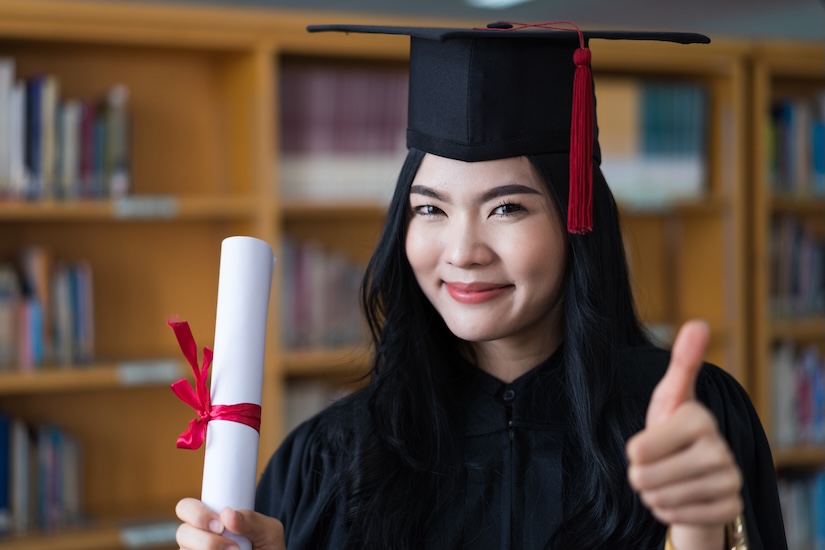 Postgraduate Diploma graduate with a diploma