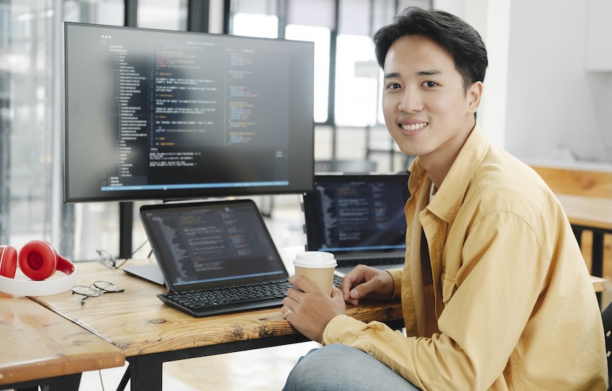 A computer scientist working on a software development project