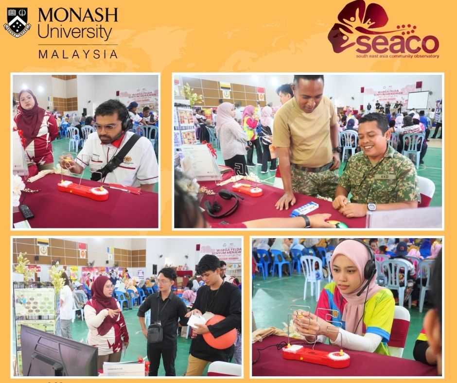 SEACO, School of Medicine and Health Sciences, Monash University Malaysia - Warga Felda Senyum Menawan' Sempena Hari Warga Emas Peringkat Negeri Johor 2024 3
