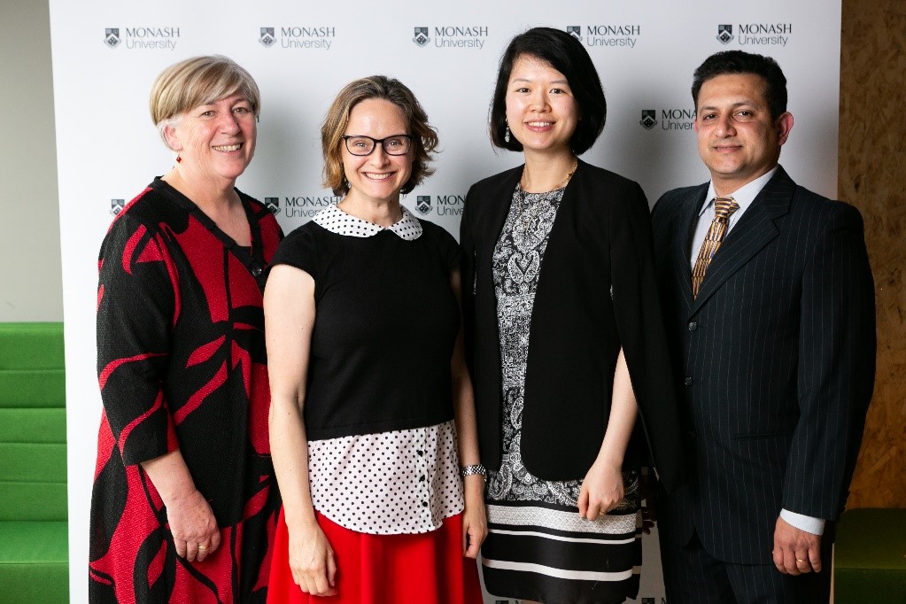 Australian team (from left to right): Jennifer Lindley, Dr Fiona Kent, Thao Vu and Dr Johnson George. Missing in the picture: Prof Tina Brock Australian team (from left to right): Jennifer Lindley, Dr Fiona Kent, Thao Vu and Dr Johnson George. Missing in the picture: Prof Tina Brock
