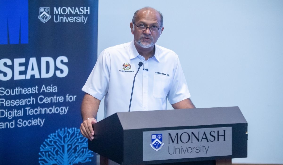 gobind visits monash 2