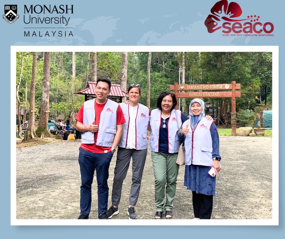 Visit to Mukim Bekok with Heat Care Project Researchers at SEACO 1
