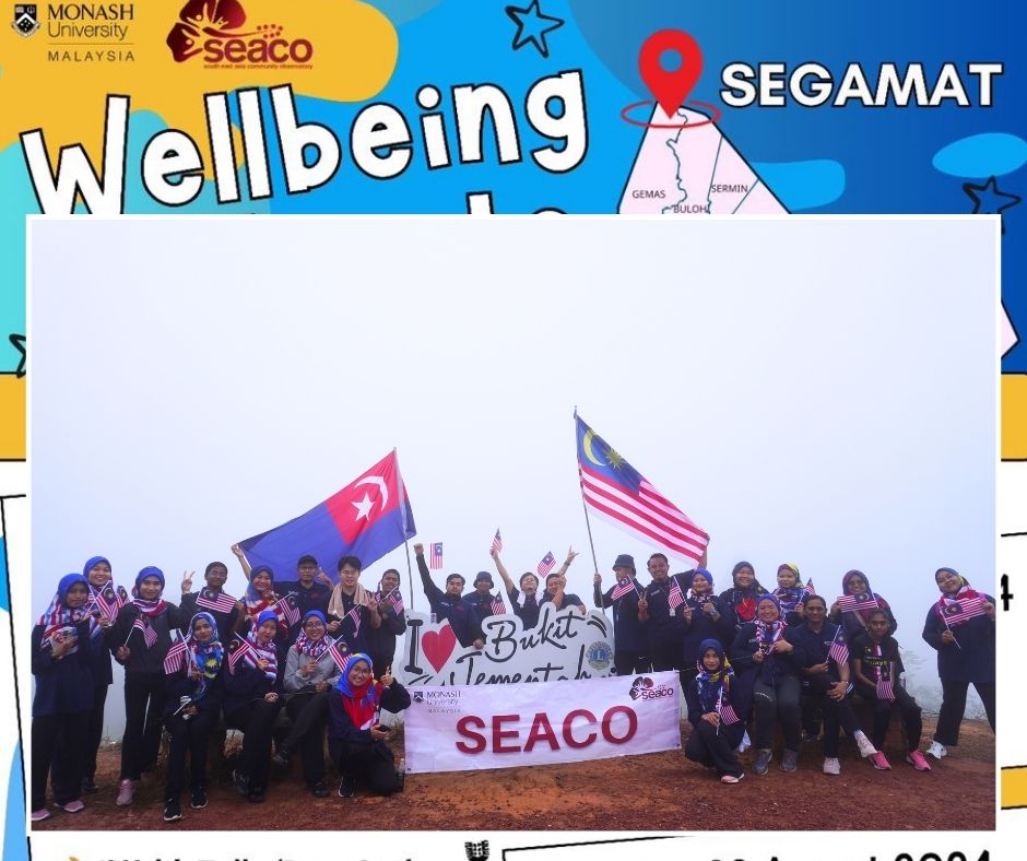 SEACO, School of Medicine and Health Sciences, Monash University Malaysia - Monash University Malaysia Wellbeing Fiesta 2024 1