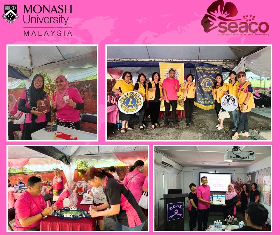 SEACO, School of Medicine and Health Sciences, Monash University Malaysia – Celebration of Breast Cancer Awareness Campaign “Pink October 2024” 2 SEACO, School of Medicine and Health Sciences, Monash University Malaysia – Celebration of Breast Cancer Awareness Campaign “Pink October 2024” 2