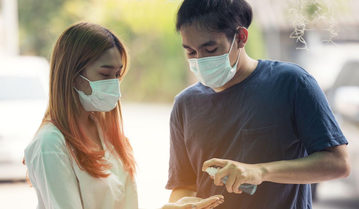 covid prevention couple