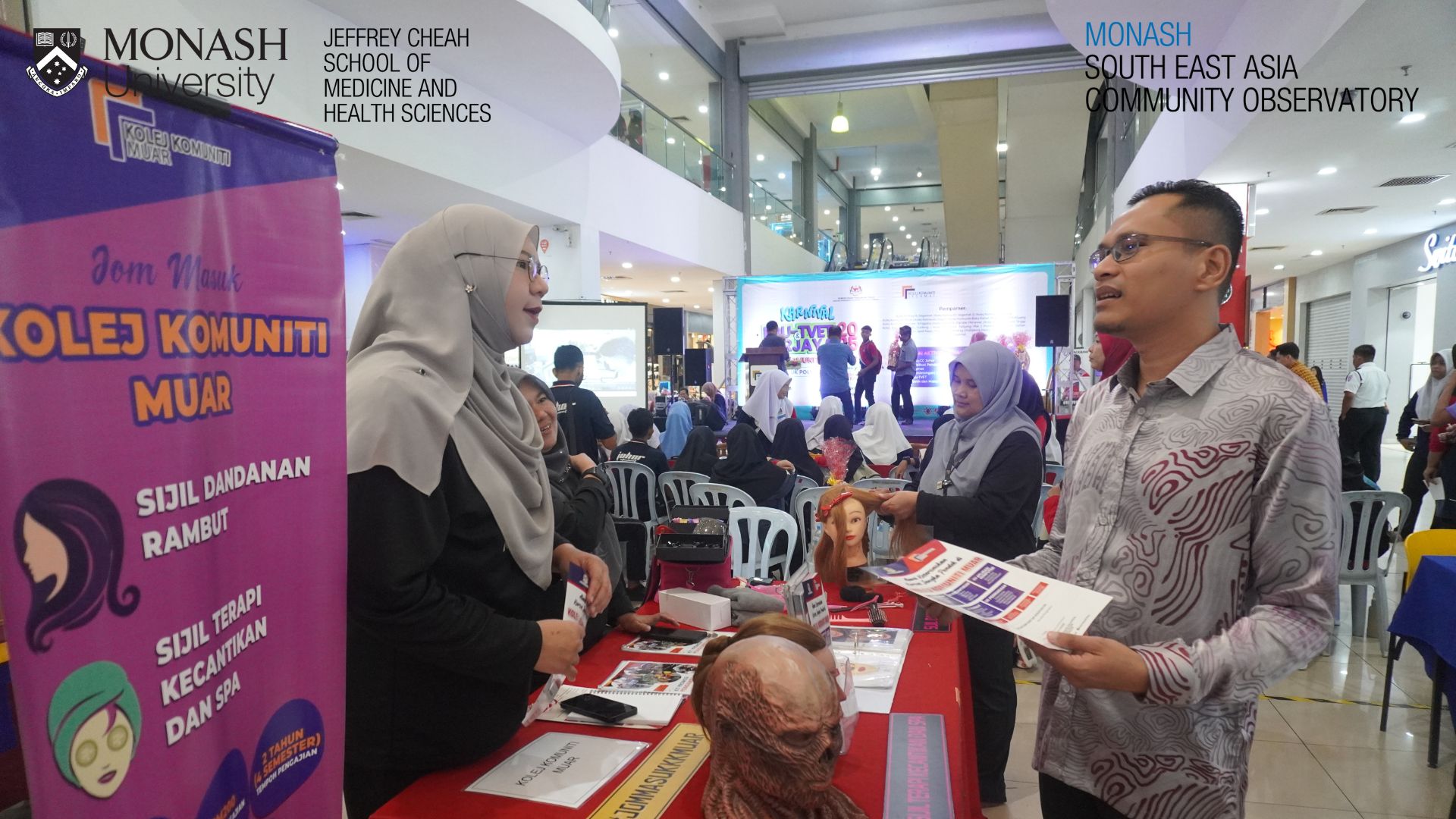 SEACO, School of Medicine and Health Sciences, Monash University Malaysia – Program Karnival EDU-TVET & Kerjaya (Jom Masuk POLYCC) 6 SEACO, School of Medicine and Health Sciences, Monash University Malaysia – Program Karnival EDU-TVET & Kerjaya (Jom Masuk POLYCC) 6