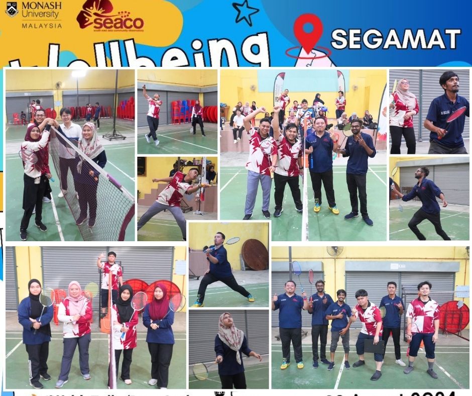 SEACO, School of Medicine and Health Sciences, Monash University Malaysia - Monash University Malaysia Wellbeing Fiesta 2024 2