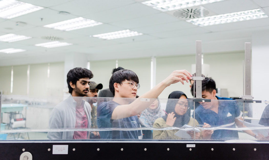 Monash University engineering students
